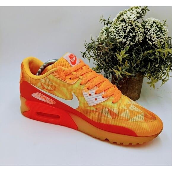 Nike airmax 90 ice atomic mango Sz 9.5 mens Orange and White - Picture 10 of 12